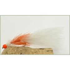 Hothead Trout Flies, 6 x Two tone orange Straggle Hotheads, Trout Flies SLIX