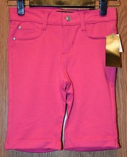 Girls Pink Embroidered Star Ride Flat Front Bermuda Shorts Size 10 NWT NEW