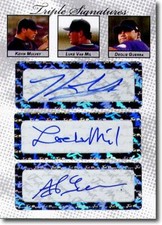 Kevin Mulvey * Loek Van Mil * Deolis Guerra Autograph Rookie WHITE Auto 1/1