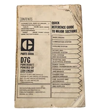 CAT D7G Tractor Dozer Crawler Parts 3306 Engine Manual 92V2127-92V11897 Book