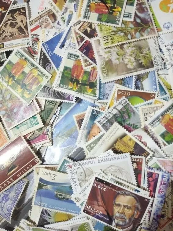 Hellas 3️⃣0️⃣0️⃣ 🇬🇷 LOTE GREGO DE SELOS, TODOS DIFF E 5️⃣0️⃣🌍🌎🌏 - Imagem 3 de 4