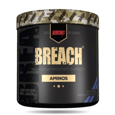 Redcon1 Breach BCAA Blue Lemon + RYSE BCAA Focus Mango 09/23+24 639g + Samples