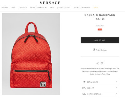 luxury nylon backpack