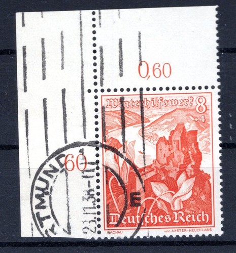 DR-3.Reich 679ER Stamped Sheet Corner (CA3509
