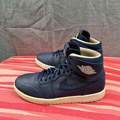 Nike Air Jordan Retro High Nouveau Navy Snake Blue Size Men