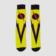 MENS The Flash Loot Crate Limited Edition DC Comics Crew Socks