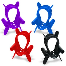 Plastic Cradle & Silicone Strap Set for White LeLuv SLIDER HYBRID Penis Extender