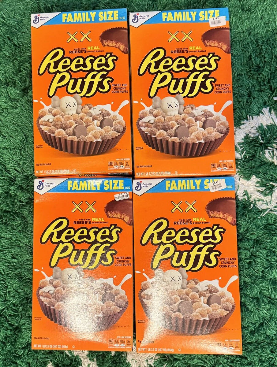 elfbar nachfüll pod läuft aus Lot Of 4 Laws Reeses Puffs Sealed Cereal Boxes Family Size