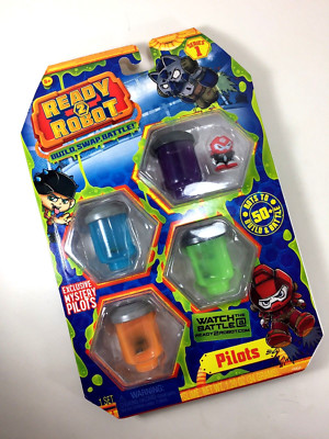 Ready 2 Robot PILOT PACK Series-1 Style-2 SLIME Squad Set SEALED Mystery Pod