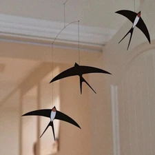 Balance Swallow Hanging Wind Chimes – Silent Home & Garden Decor