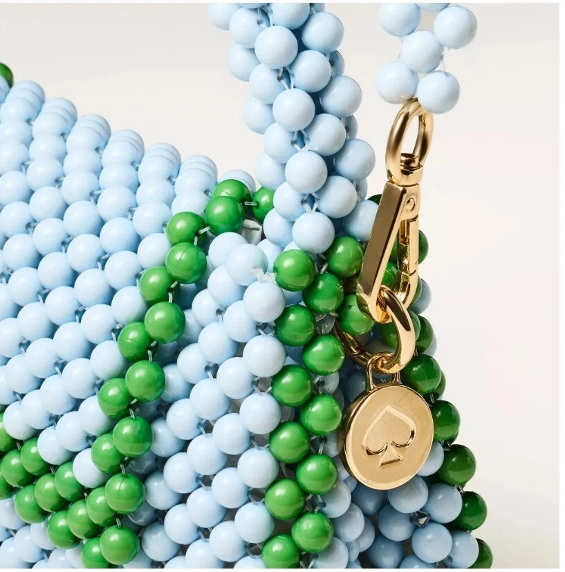 Borsa a tracolla Colorblock con perline kate spade new york x Target blu verde