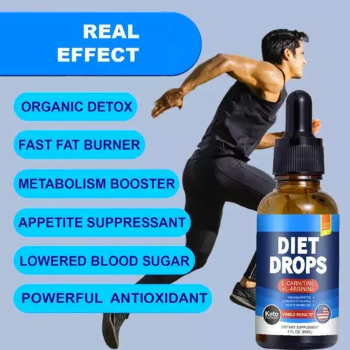 Keto Diet Drops 60ML Ketontropfen Fettabbau Effective Weight Loss Support Drops - Bild 3 von 5