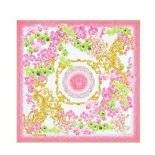 VERSACE Medusa Orchid Large Silk Scarf 1001600 1A06726 5W020 multi color NWT