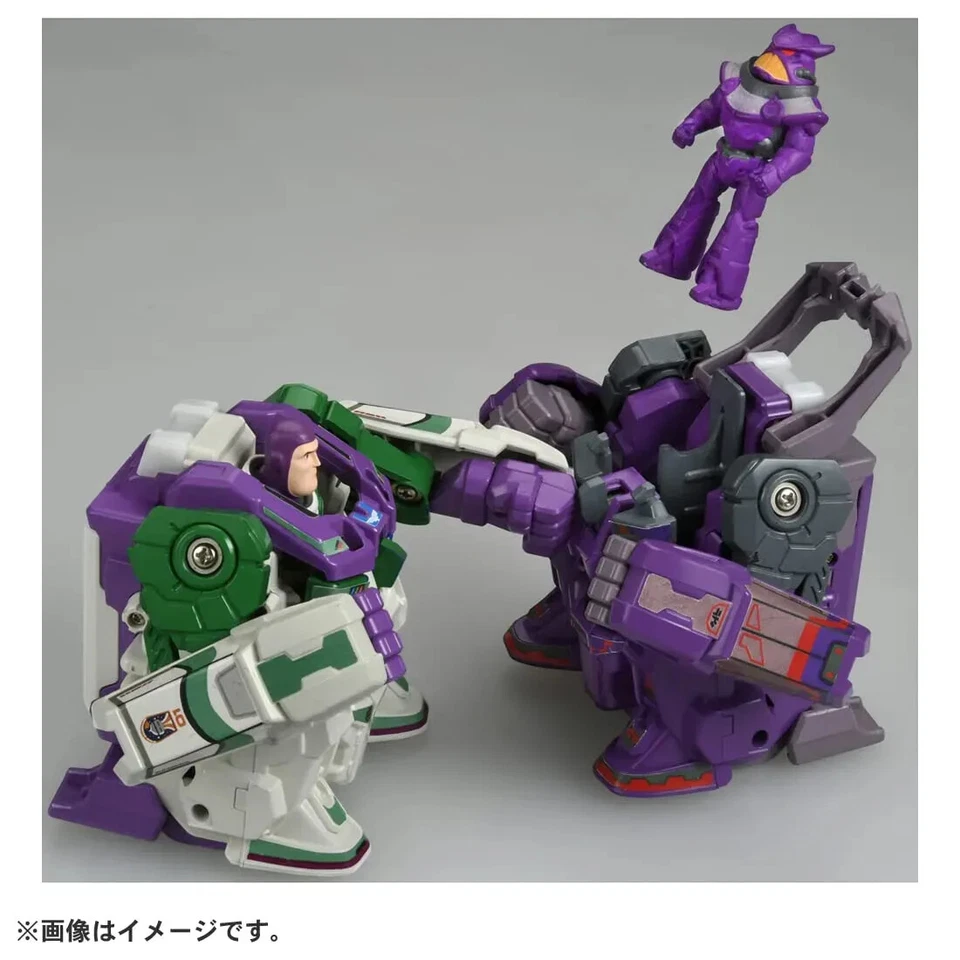 TAKARA TOMY Buttobuster Buzz Lightyear VS Zurg Battle Set aus Japan Neu - Bild 4 von 4