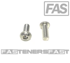 (25) M6 x 1.0 x16 Stainless Steel Button Head Socket Cap Screws ISO7380 M6-1.00