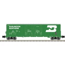 Atlas ~ Z Scale ~ Burlington Northern ~ 53' Evans Door Box Car ~ 75000002