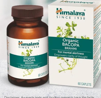 BRAHMI Bacopa monniFor Mental Alertness, Improves Memory clarity of thought 60Cp