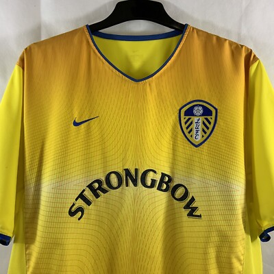 Leeds United Away Football Shirt 2002/03 Adults XL Nike G61