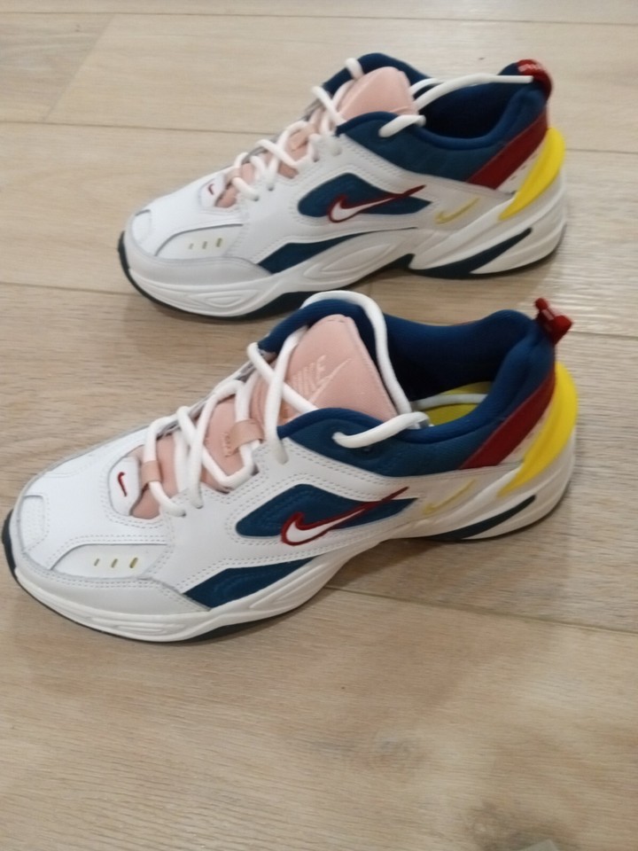 nike m2k tekno blue red