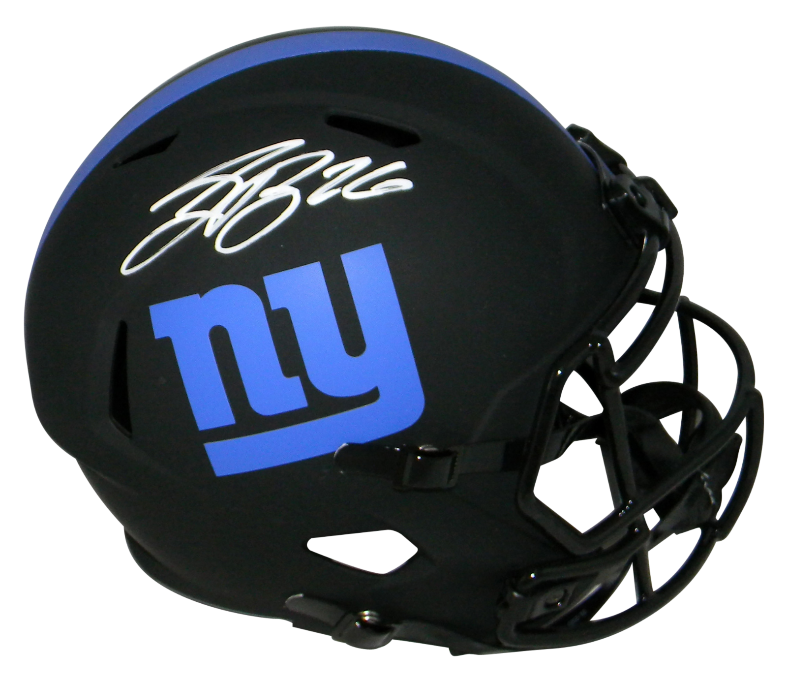 Saquon Barkley Autographed Signed New York Giants ECLIPSE FULL SIZE SPEED HELMET BECKETT 