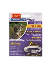 Hartz Ultra Guard Plus Flea  Tick Break-Away Collar for Cats and Kittens, White