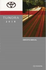 2018 Toyota Tundra Owners Manual User Guide