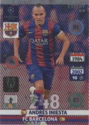 2014-15 Panini Adrenalyn XL UEFA Champions League - Andres Iniesta