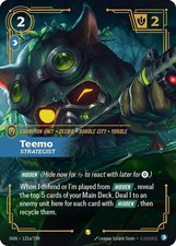 Teemo - Strategist (Alternate Art) (121a/298) - Origins Foil (Riftbound TCG) Nea — live eBay listing