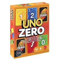 Mattel Games JHH48 Uno Zero Kartenspiel Mehrfarbig