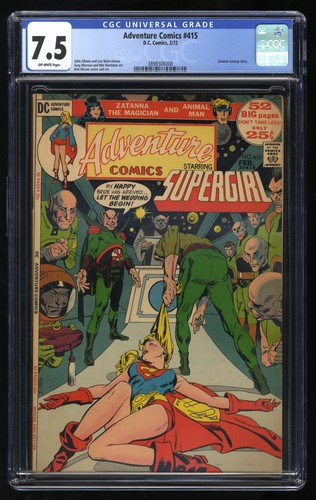 Adventure Comics #415 CGC VF- 7.5 Off White DC Comics 1972 | eBay