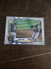 2021 Topps Milwaukee Brewers Orlando Arcia Dab On Em Rainbow Foil