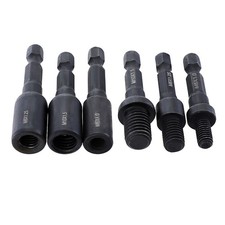 6Pcs Socket Adapter 6mm/8mm/10mm Adapter Set Electric Drill Tools Hex Shank Best