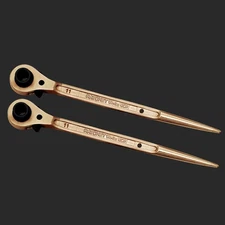 New Chrome Vanadium Steel Plum Dual-Use Pointed Tail Socket Ratchet Wrenches