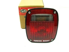 Grote 50952 LEFT Square Volvo International Torsion Mount Stop Tail Light Lamp