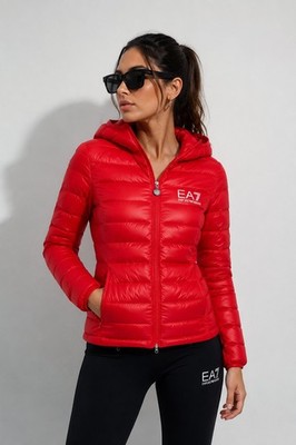 EA7 Emporio Armani Core Lady Jacke Racing Rot 8NTB23 TN12Z Größe S Neu mit Etikett