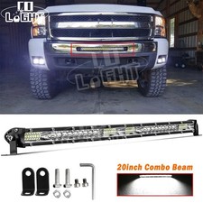 Fit 07-13 Chevy Silverado 150025003500 Hidden Bumper 20 Light Bar Single Row Fit 07-13 Chevy Silverado 150025003500 Hidden Bumper 20 Light Bar Single Row