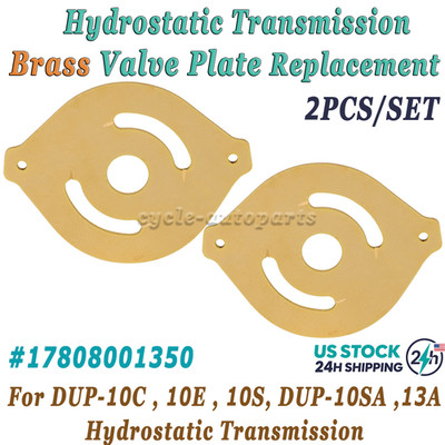 2PCS Brass Valve Plates For DUP-10C/E/S/SA DUP-13A Hydrostatic Trans 17808001350