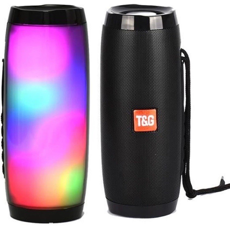 Enceinte Bluetooth Puissante Surround 360 X-Bass Noire sans Fil