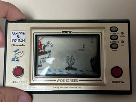 RARE Japan Nintendo Game & Watch Popeye Wide Screen TESTED WORKING