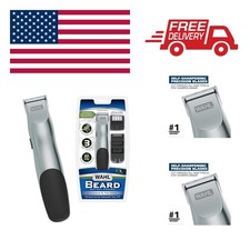 Wahl Groomsman Battery Operated Facial Hair Trimmer for Beard  Mustache Trim...