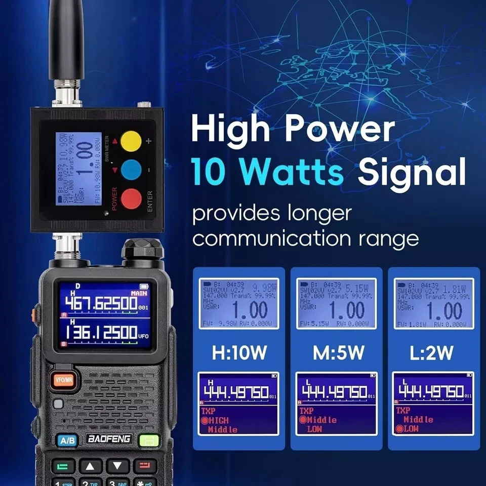 Digital Handheld Radio Scanner Fire Police VHF FM EMS Ham 2 Way ...