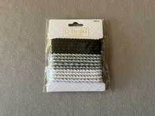 Hair Accessories Set: 14 Ponytail Holders Black, Gray  Pearl New In Package 