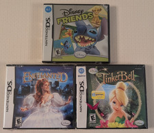 3x Disney Games - NEW - Tinker Bell - Enchanted - Disney Firends  -Nintendo DS