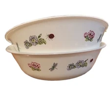 Corelle Camellia Cereal Bowls Set Of Two  2007-2013  Vintage Zero Chips Rare