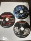 Resident Evil Games Lot: 4, Outbreak & Code Veronica X (Sony PS2) Disc Only
