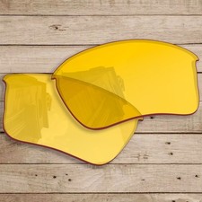 Replacement Lenses for-Oakley Flak Jacket XLJ Sunglasses HD Yellow No Polarized