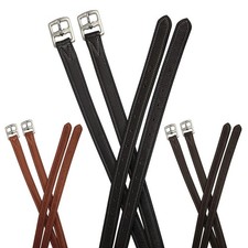 Soft Leather Stirrup Leathers with Stainless Steel Hardware, These 1 Wide Leathe