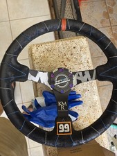 Limited Edition Nrg Kyle Mohan Suede Steering Wheel - 350mm Reinforced W Dish Limited Edition Nrg Kyle Mohan Suede Steering Wheel - 350mm Reinforced W Dish