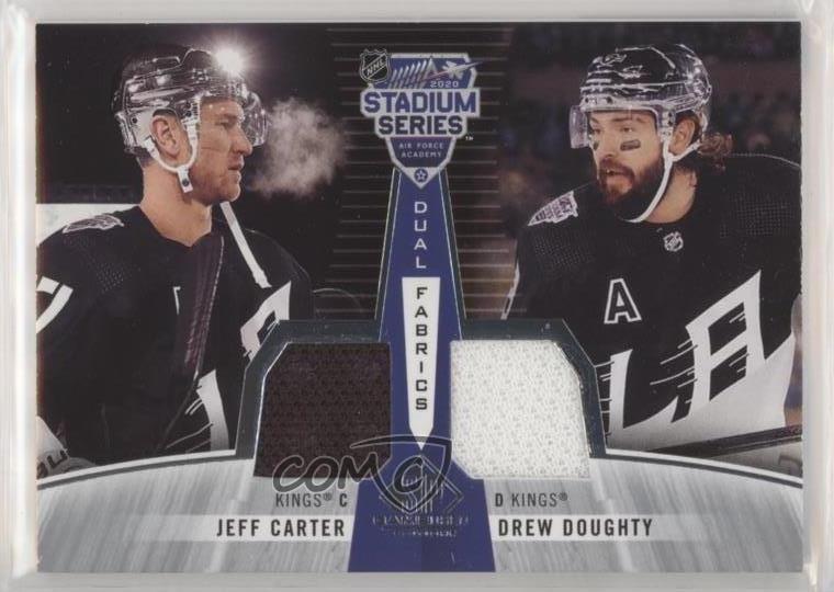 2020-21 Upper Deck SP Game Used Edition Jeff Carter Drew Doughty #SSDF-CD 0a4