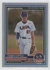 2023 Panini USA Baseball Stars & Stripes Silver Prizm Stunner Gonzales #8 0b3